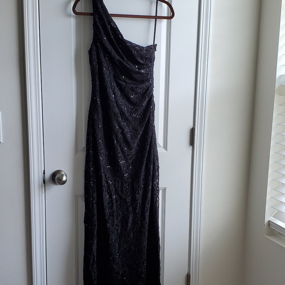 💎Ralph Lauren Black One shoulder Dress
